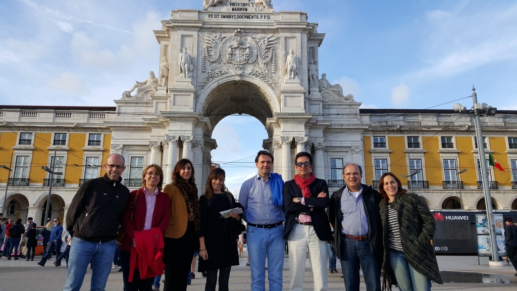 Asociados de paseo por Lisboa