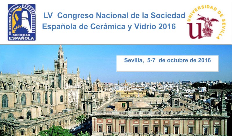 LV Congreso de la Sociedad Española de Ceramica y Vidrio. Sevilla 5-7 octubre 2016